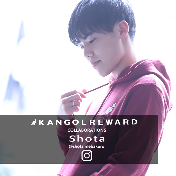 【完全受注生産】  Shota×KANGOL REWARDコラボ プルオーバーパーカー
