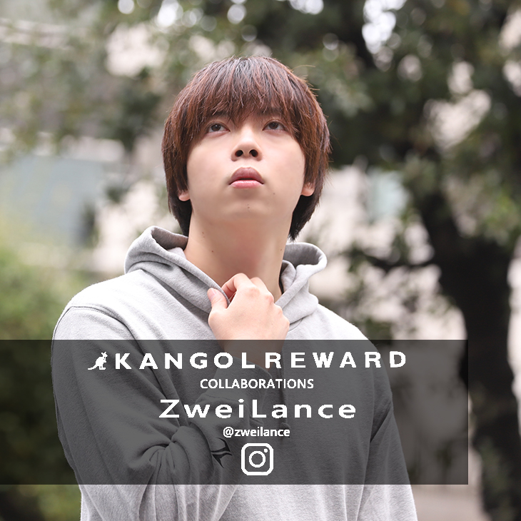 【完全受注生産】  ZweiLance×KANGOL REWARDコラボ プルオーバーパーカー