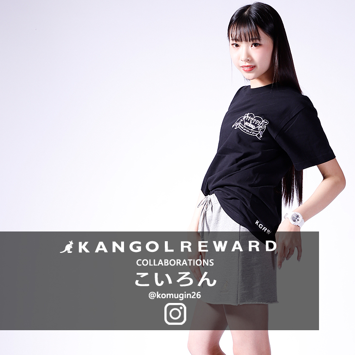 【完全受注生産】 こいろん×KANGOL REWARD コラボ半袖Tシャツ