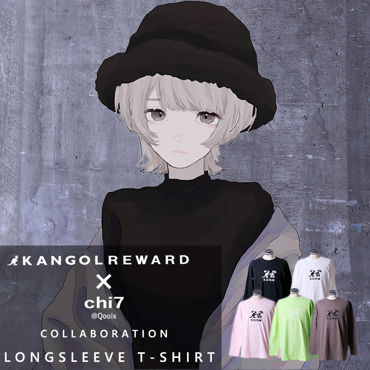 【完全受注生産】chi7×KANGOL REWARDコラボ企画！長袖Tシャツ