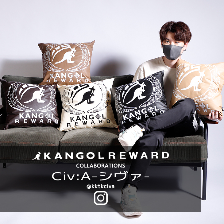 【完全受注生産】Civ:A-シヴァ-×KANGOL REWARD コラボクッション