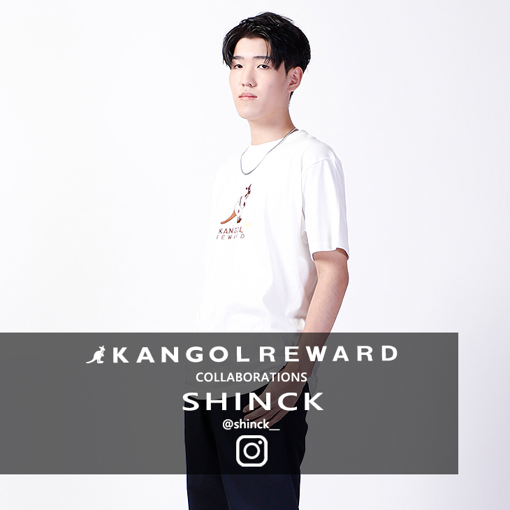 【完全受注生産】  SHINCK×KANGOL REWARD コラボ企画！半袖Tシャツ