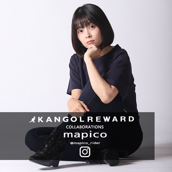 【完全受注生産】mapico×KANGOL REWARD コラボ半袖Tシャツ