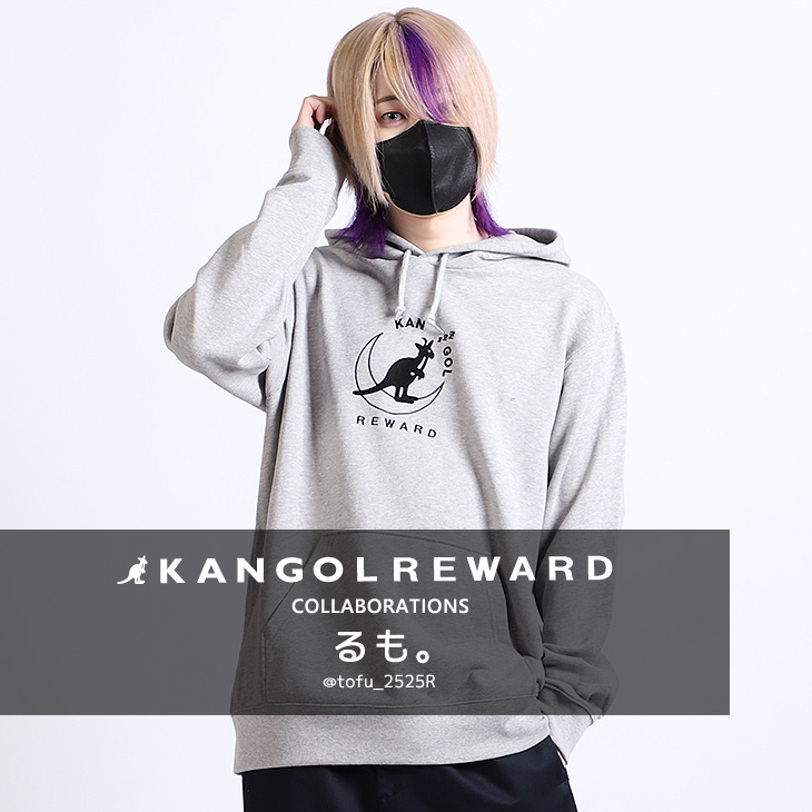 【完全受注生産】るも。×KANGOL REWARD コラボ！プルオーバーパーカー