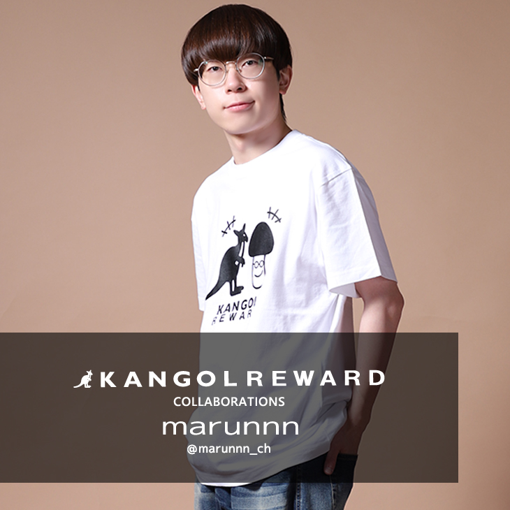 【完全受注生産】marunnn×KANGOL REWARD コラボ企画！半袖Tシャツ