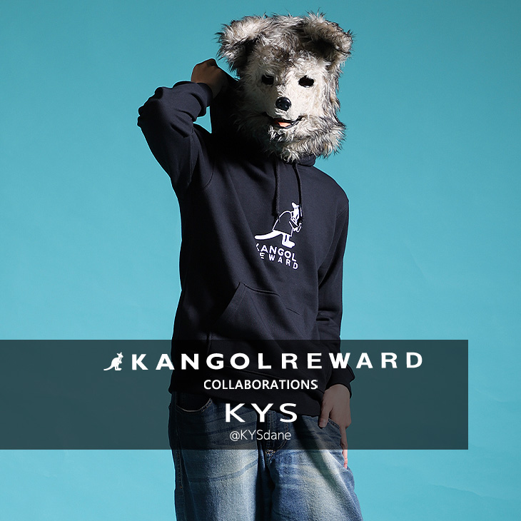 【完全受注生産】KYS×KANGOL REWARD コラボ企画！プルオーバーパーカー