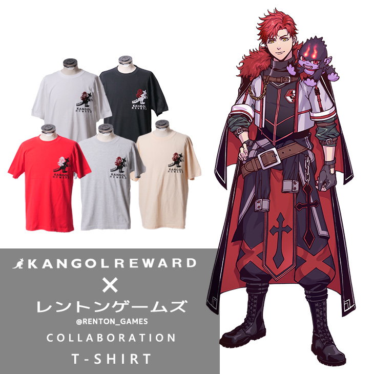 【完全受注生産】レントンゲームズ ×KANGOL REWARD コラボ半袖Tシャツ