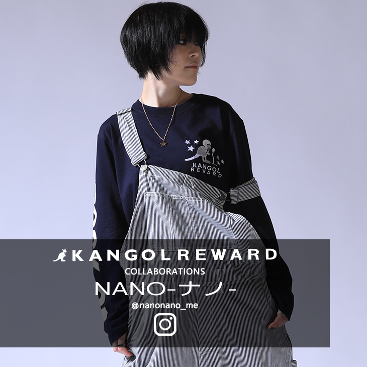 【完全受注生産】NANO-ナノ- ×KANGOL REWARD コラボ企画！長袖Tシャツ