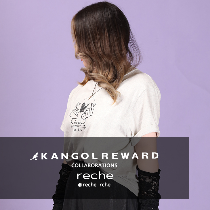 【完全受注生産】reche×KANGOL REWARD コラボ企画！半袖Tシャツ