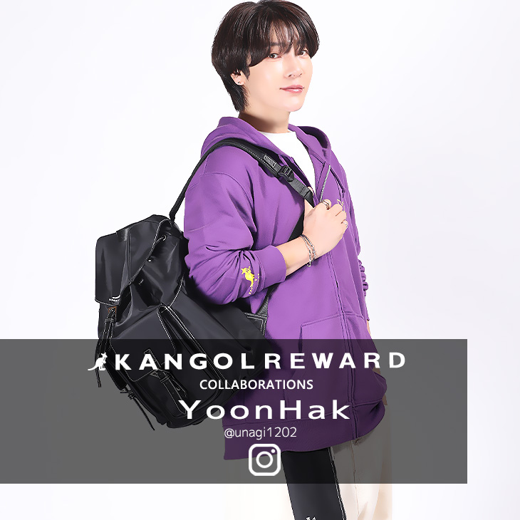 【完全受注生産】  YoonHak×KANGOL REWARDコラボ企画第2弾！リュック
