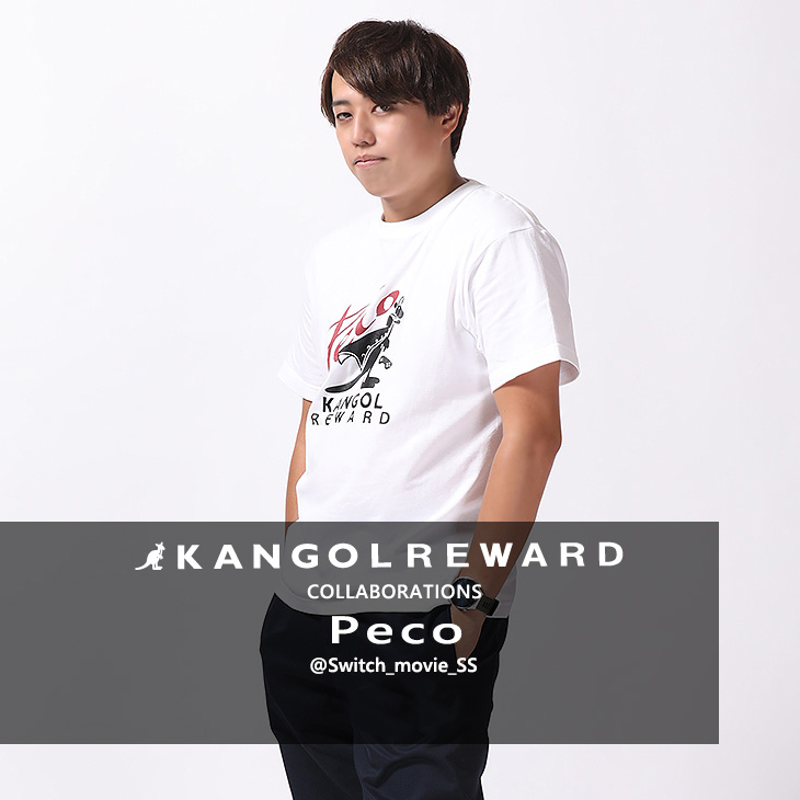 【完全受注生産】Peco×KANGOL REWARD コラボ企画！半袖Tシャツ