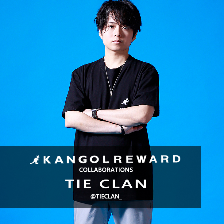 【完全受注生産】TIE CLAN×KANGOL REWARD コラボ企画！半袖Tシャツ