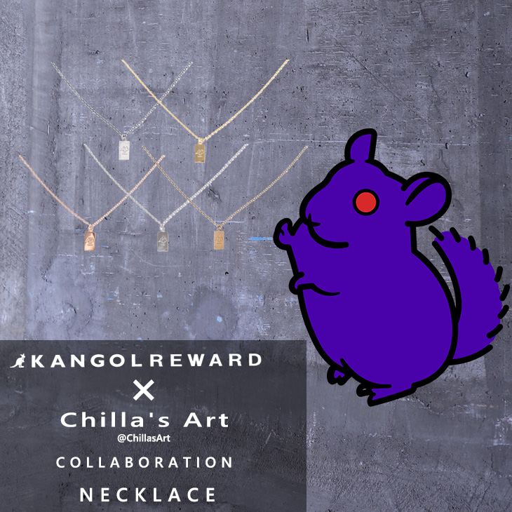【完全受注生産】Chilla's Art×KANGOL REWARD コラボ企画！ネックレス