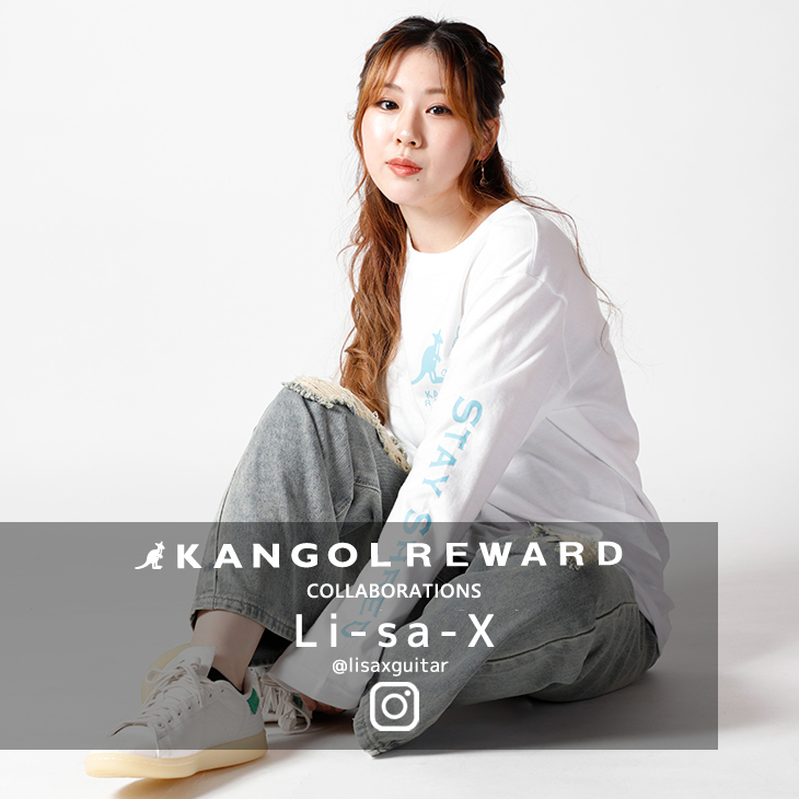 【完全受注生産】Li-sa-X×KANGOL REWARD コラボ企画！長袖Tシャツ