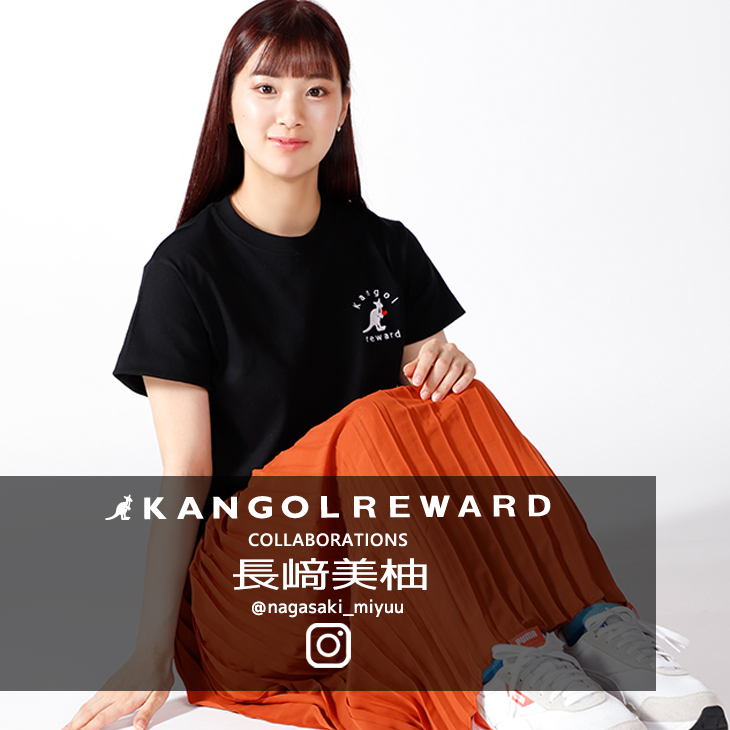 【完全受注生産】長崎美柚×KANGOL REWARD コラボ企画第3弾！半袖Tシャツ