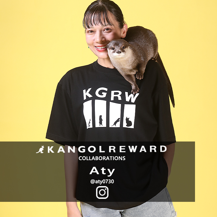 【完全受注生産】Aty×KANGOL REWARD コラボ企画！半袖Tシャツ