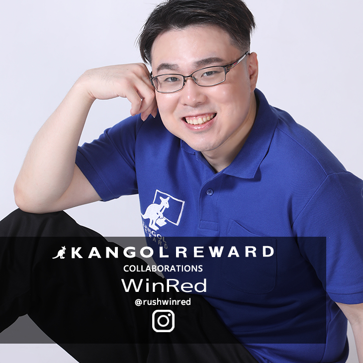 【完全受注生産】WinRed×KANGOL REWARDコラボ企画！ポロシャツ