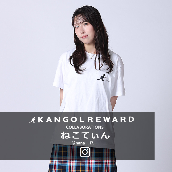 【完全受注生産】ねこてぃん×KANGOL REWARD コラボ企画！半袖Tシャツ
