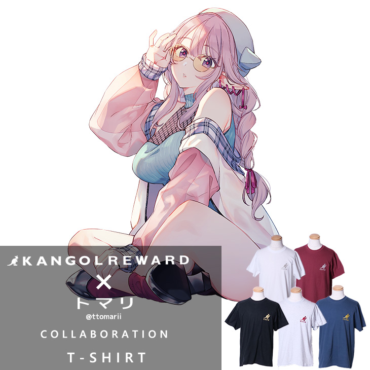 【完全受注生産】トマリ×KANGOL REWARD コラボ企画！半袖Tシャツ