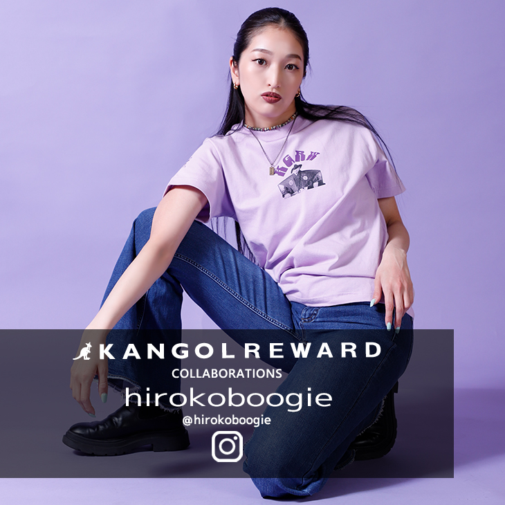【完全受注生産】hirokoboogie×KANGOL REWARD コラボ企画！半袖Tシャツ