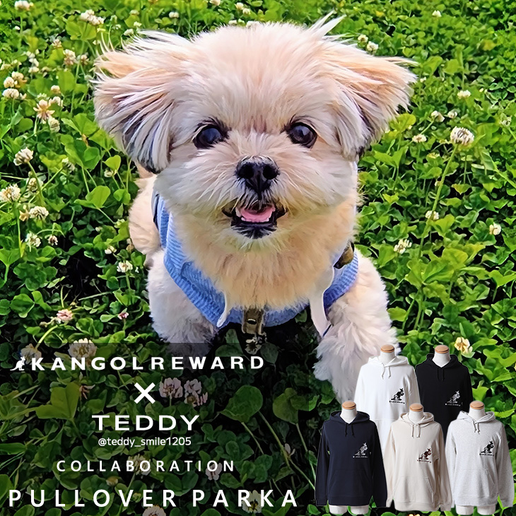 【完全受注生産】TEDDY×KANGOL REWARD コラボ企画！プルオーバーパーカー