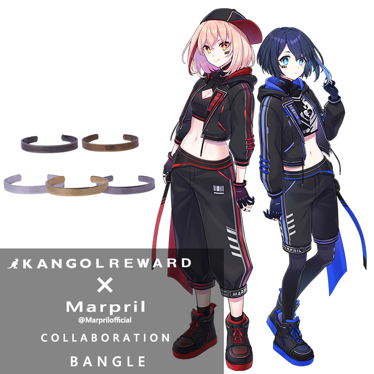 【完全受注生産】Marpril×KANGOL REWARD コラボ企画第2弾！バングル