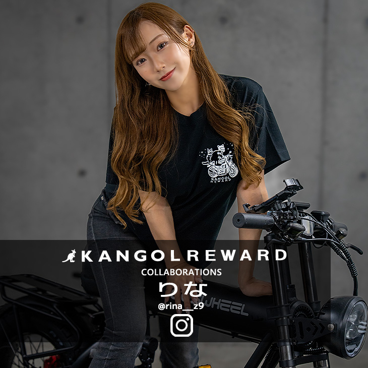 【完全受注生産】りな×KANGOL REWARD コラボ企画！半袖Tシャツ