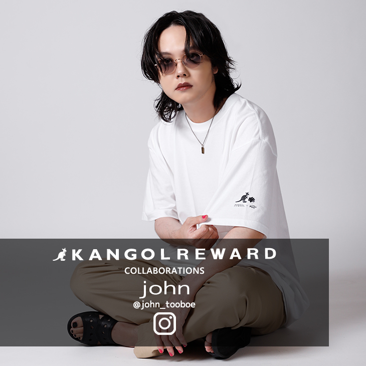 【完全受注生産】john×KANGOL REWARD コラボ企画！半袖Tシャツ