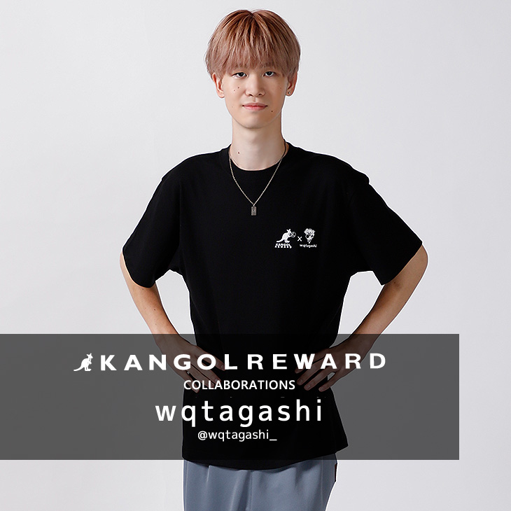 【完全受注生産】wqtagashi×KANGOL REWARD コラボ企画！半袖Tシャツ