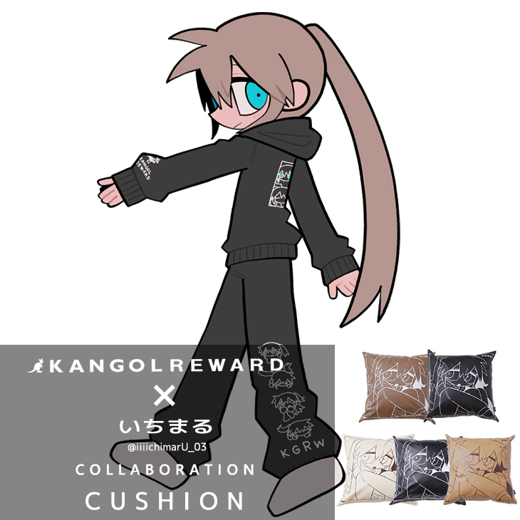 【完全受注生産】いちまる × KANGOL REWARD コラボクッション