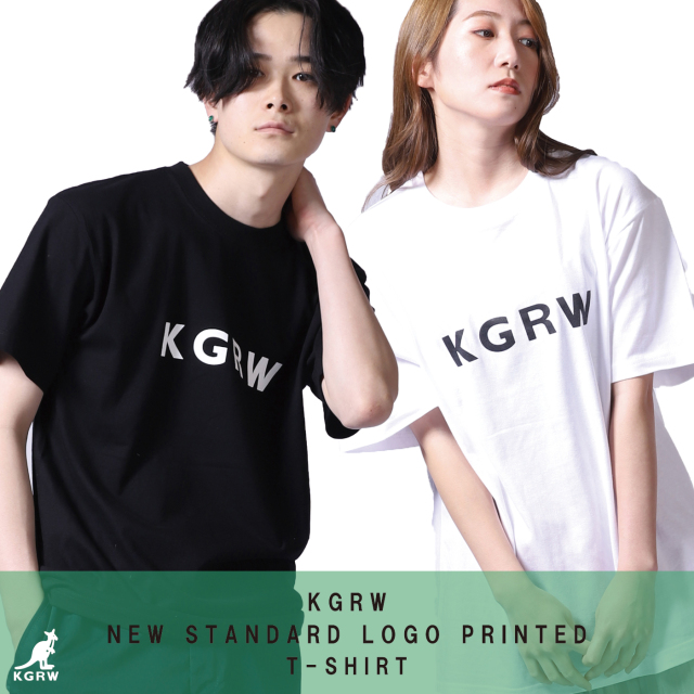 KGRW NEW STANDARDロゴプリント半袖Tシャツ