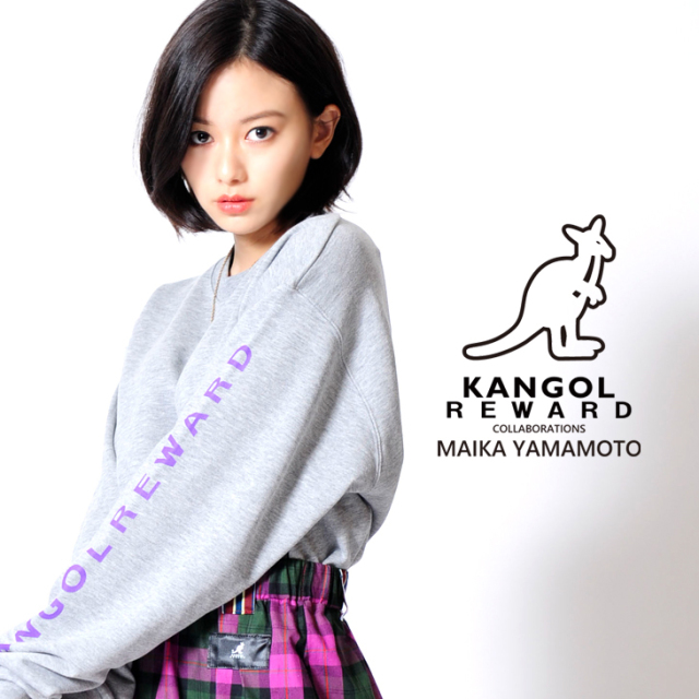 【完全受注生産】   山本舞香×KANGOL REWARD コラボ トレーナー