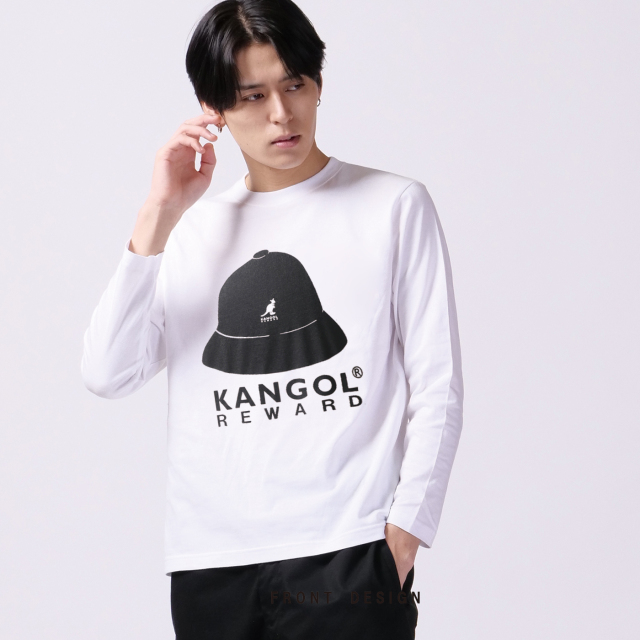 KANGOL REWARD バケットハット プリント長袖Tシャツ