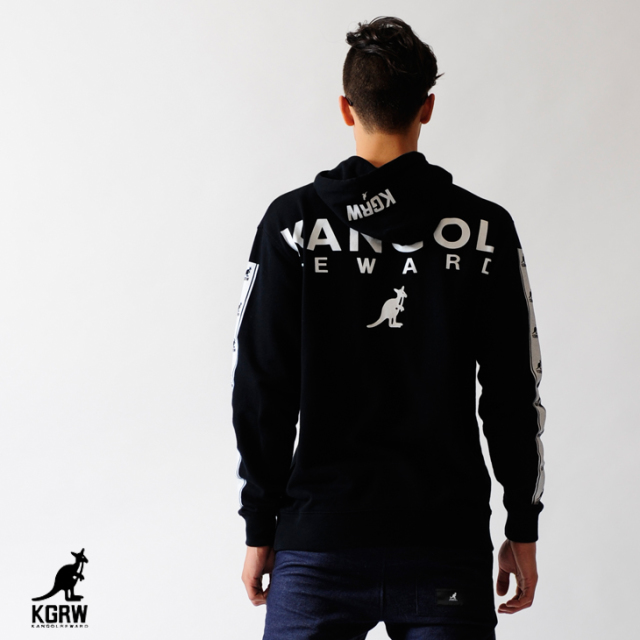 KANGOL REWARD ラインロゴ パーカー