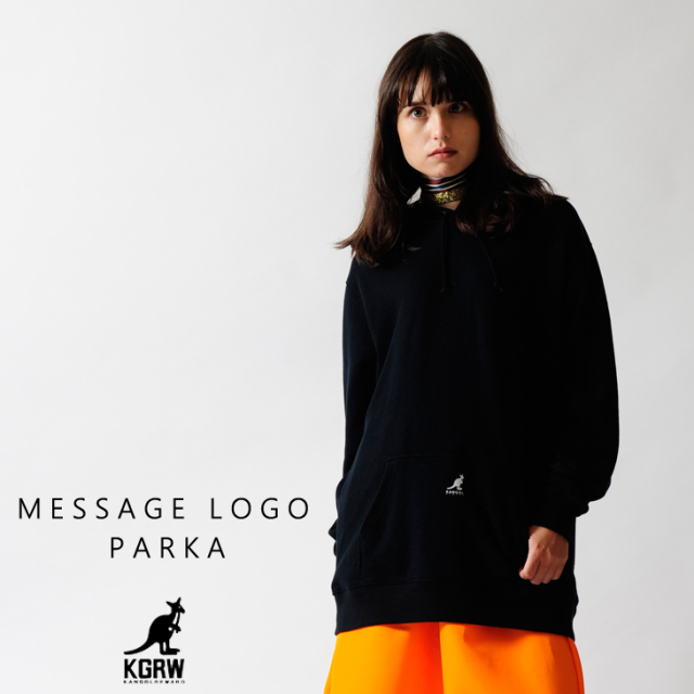 KANGOL REWARD メッセージロゴ パーカー