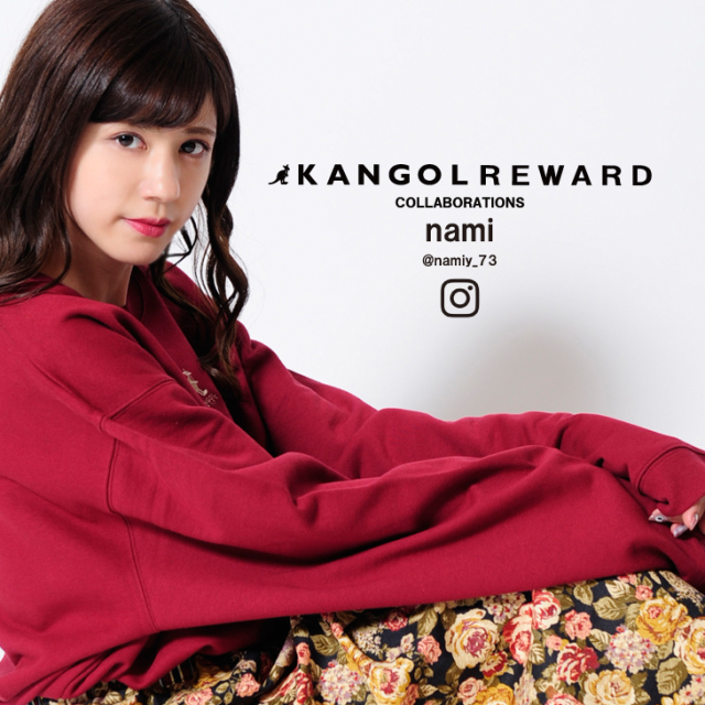 【完全受注生産】  nami ×KANGOL REWARD コラボ トレーナー