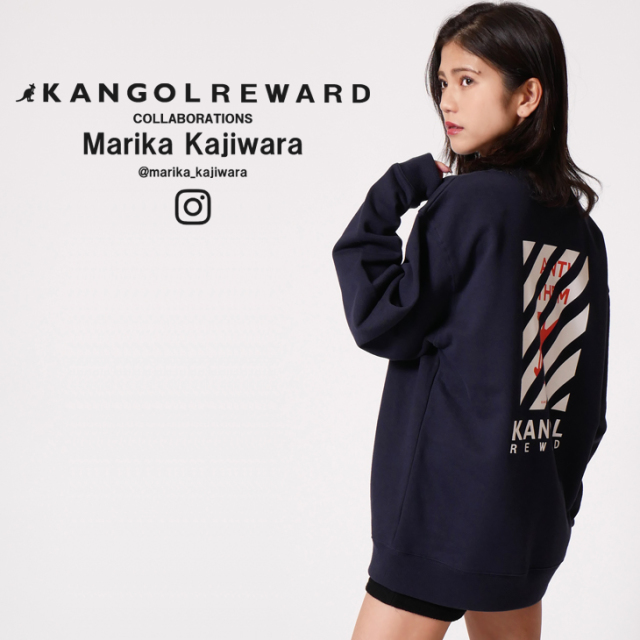 【完全受注生産】  Marika Kajiwara ×KANGOL REWARD コラボ トレーナー