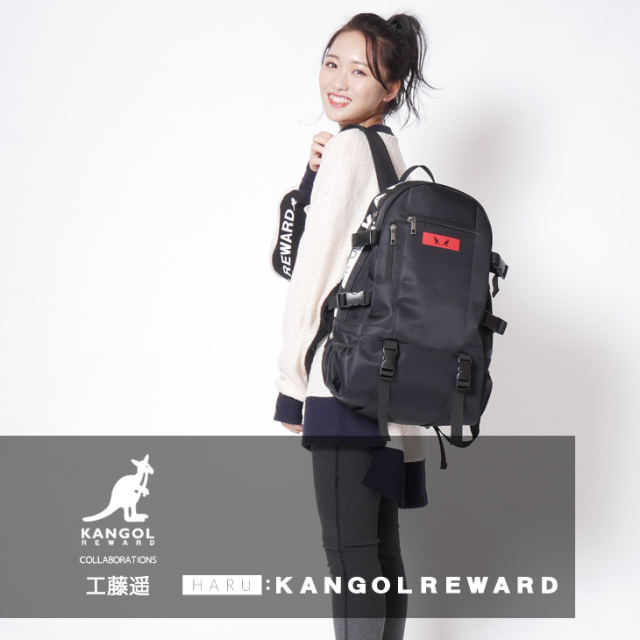 【完全受注生産】   工藤遥×KANGOL REWARDコラボ　リュック