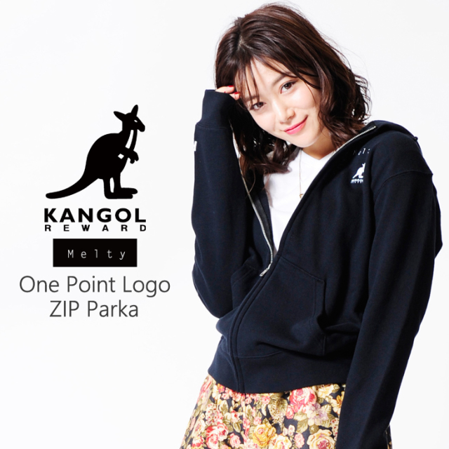 Melty×KANGOL REWARDインフルエンサーコラボZIPパーカー