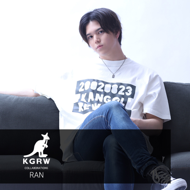【完全受注生産】  RAN×KANGOL REWARD コラボ半袖Tシャツ