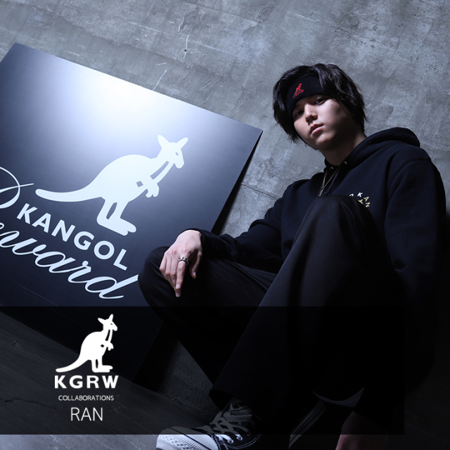 【完全受注生産】  RAN×KANGOL REWARD コラボプルオーバーパーカー