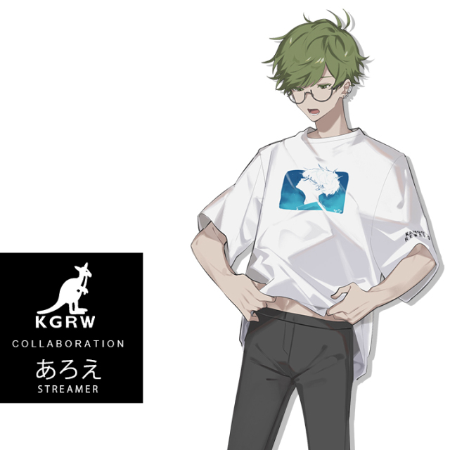 【完全受注生産】 あろえ×KANGOL REWARD コラボ半袖Tシャツ