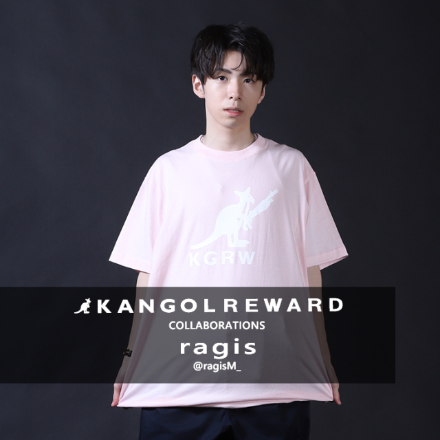 【完全受注生産】 ragis×KANGOL REWARD コラボ 半袖Tシャツ