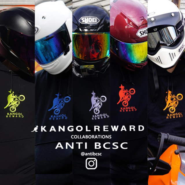 ANTI BCSC×KANGOL REWARDコラボ プルオーバーパーカー