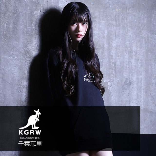 【完全受注生産】 千葉恵里×KANGOL REWARDコラボ　プルオーバーパーカー
