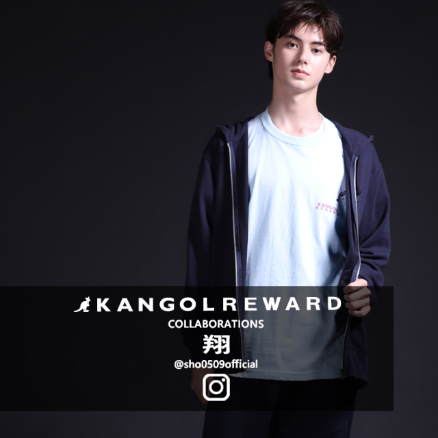 【完全受注生産】翔 × KANGOL REWARDコラボ　ZIPパーカー