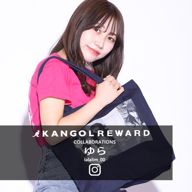 【完全受注生産】ゆら × KANGOL REWARDコラボ　トートバッグ