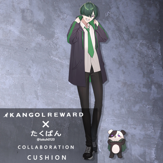 【完全受注生産】たくぱん×KANGOL REWARDコラボ　クッション