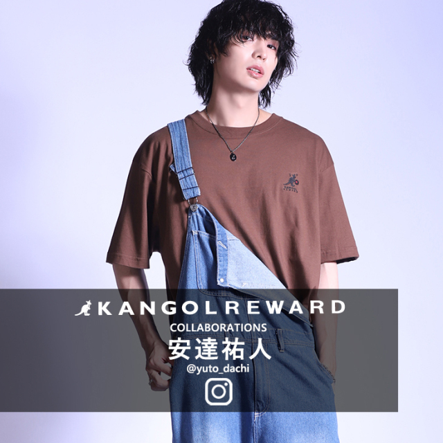 【レア】SCANDAL feedback! crayme, コラボシャツ 安達祐人×KANGOL REWARDコラボ半袖Tシャツ