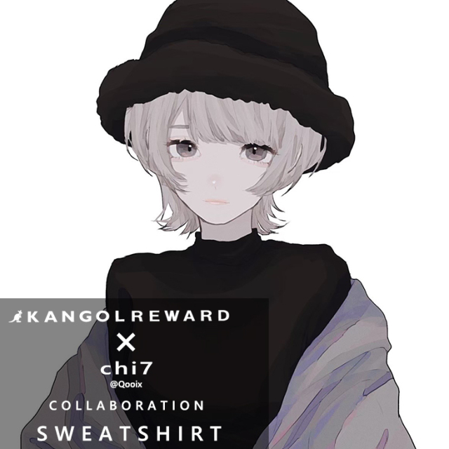 【完全受注生産】 chi7×KANGOL REWARDコラボトレーナー